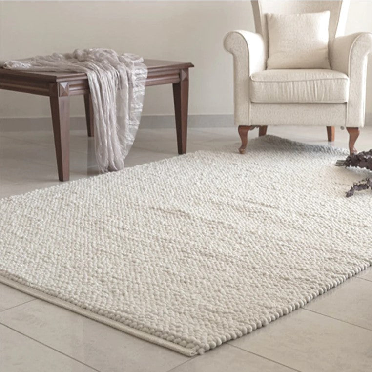 CARPET, plain weave, Plain White Beige, Kateha for Norrgavel, approx. 300  x 200 cm. Carpets & Textiles - Carpets - Auctionet