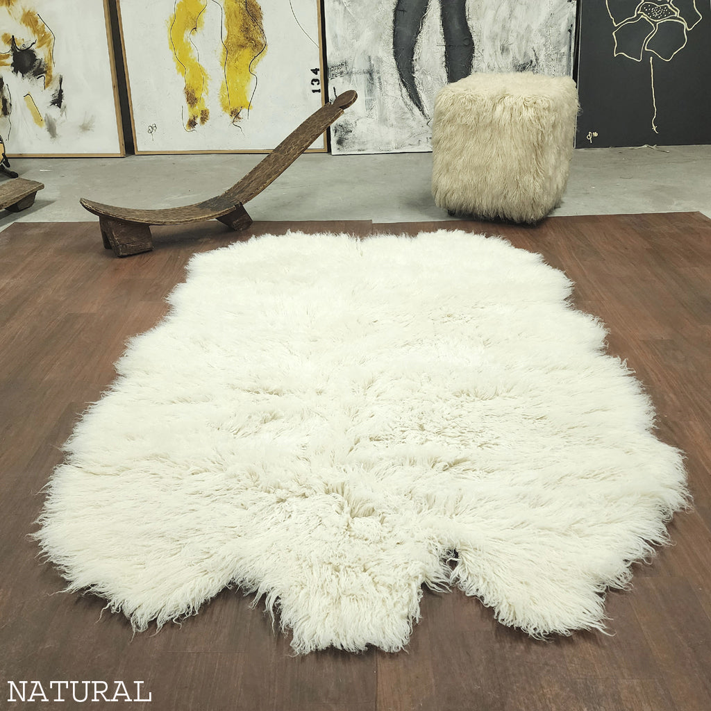 SUPER THICK SHEEPSKIN FLOKATI RUG | PLUSH 3.5