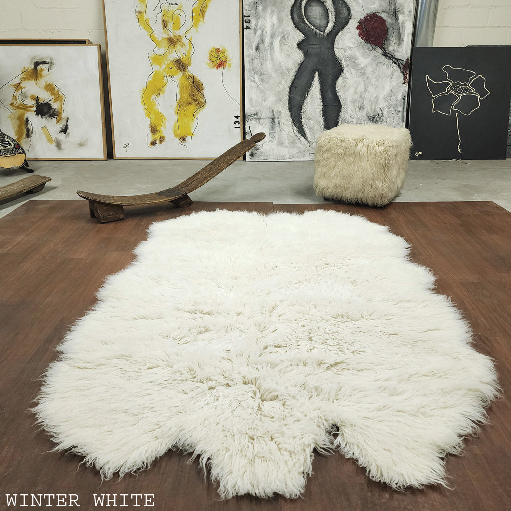 SUPER THICK SHEEPSKIN FLOKATI RUG | PLUSH 3.5