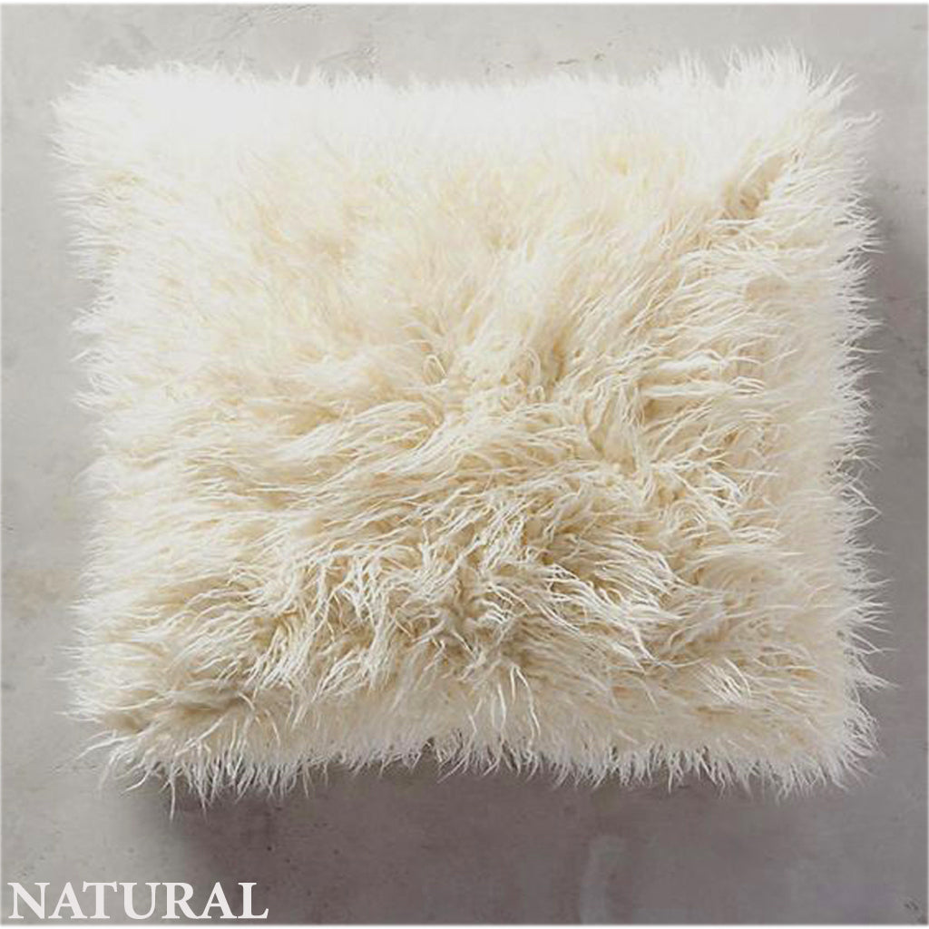 STYLISH FLOKATI SHAG COUCH PILLOW | 18