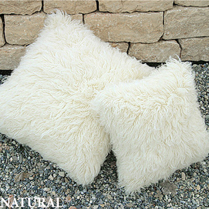 STYLISH FLOKATI SHAG COUCH PILLOW | 18