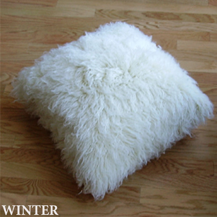 STYLISH FLOKATI SHAG COUCH PILLOW | 18