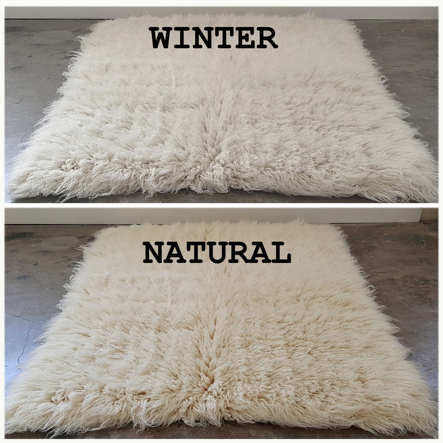 DELUXE SQUARE FLOKATI RUG | SUPER THICK 3.5