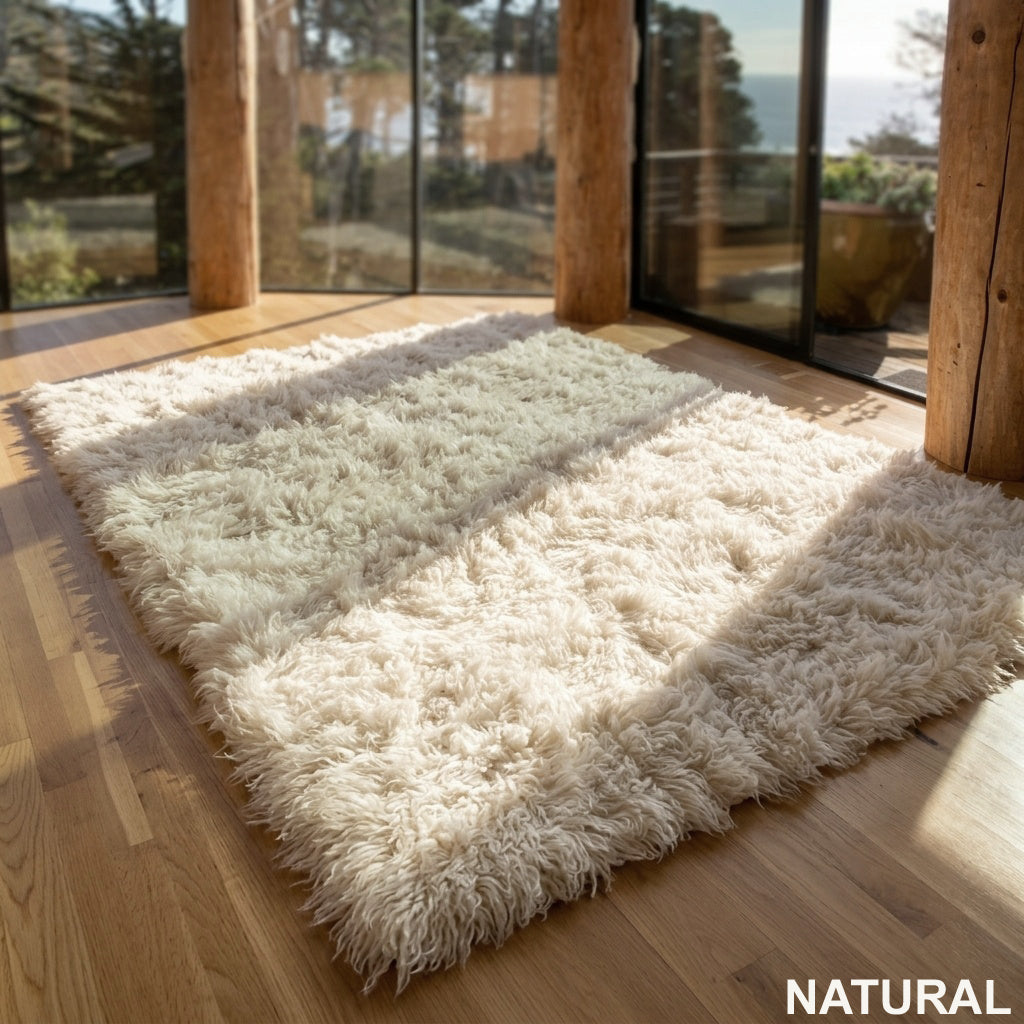 ULTRA-PLUSH FLOKATI RUG💥AMAZING 4” PILE ➡4000 GRAM WEIGHT | LIKE WALKING ON A CLOUD!