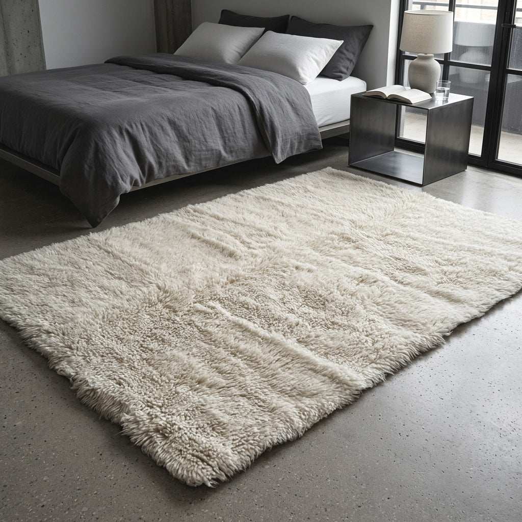 STYLISH SHORT HAIR FLOKATI RUG💥ALL THE THICKNESS WITH A SHORTER SHAG PILE