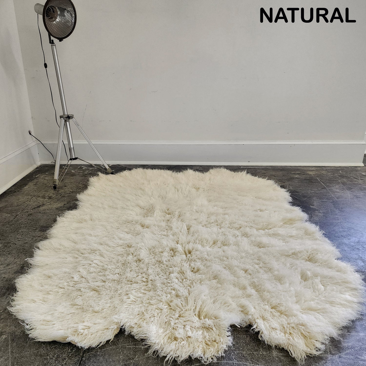 SUPER THICK SHEEPSKIN FLOKATI RUG | PLUSH 3.5