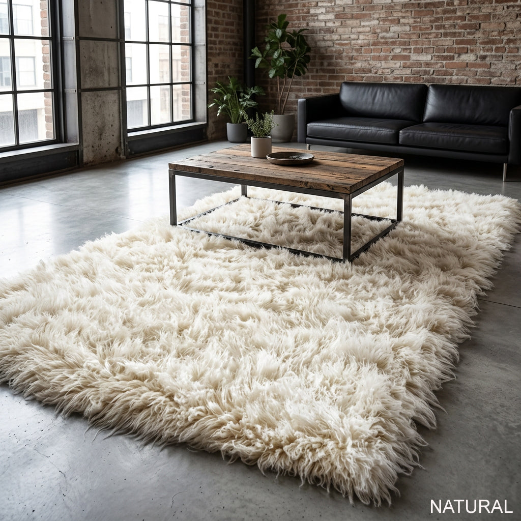 ULTRA-PLUSH FLOKATI RUG | AMAZING 4.5” PILE | 4000 GRAM WEIGHT | LIKE WALKING ON A CLOUD!