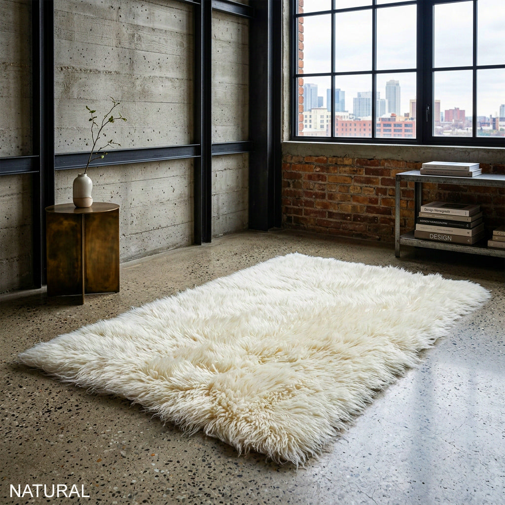DELUXE SQUARE FLOKATI RUG💥SUPER THICK 3.5