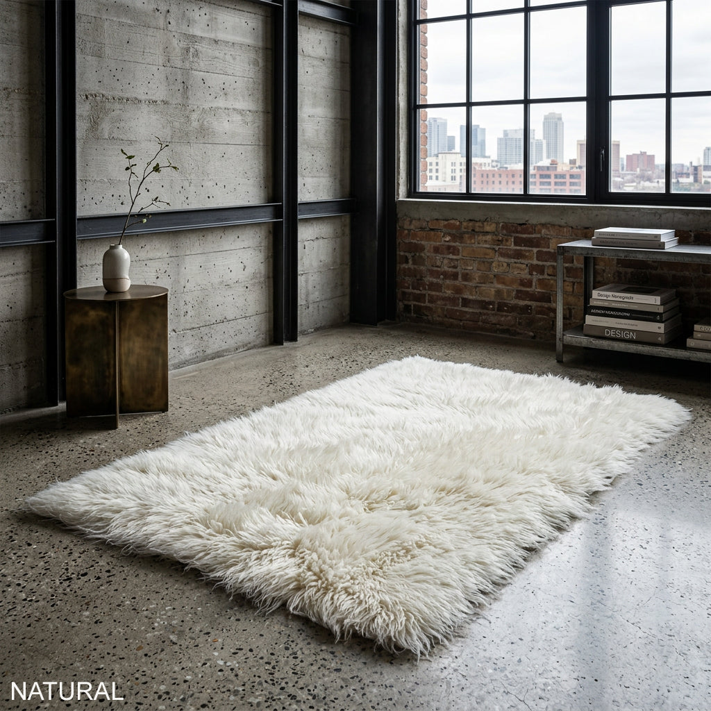DELUXE FLOKATI SHAG RUG | THICK AND PLUSH 3.5