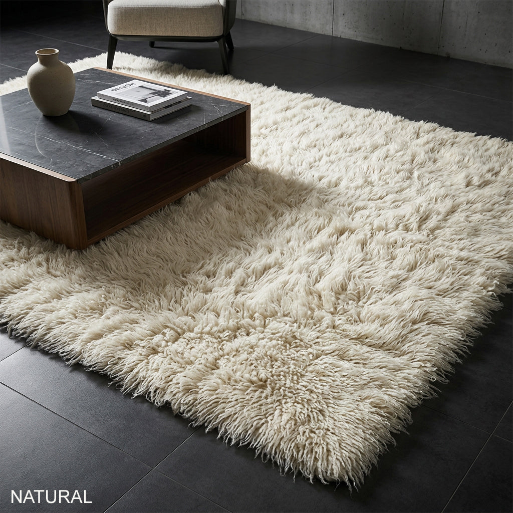 DELUXE FLOKATI SHAG RUG | THICK AND PLUSH 3.5