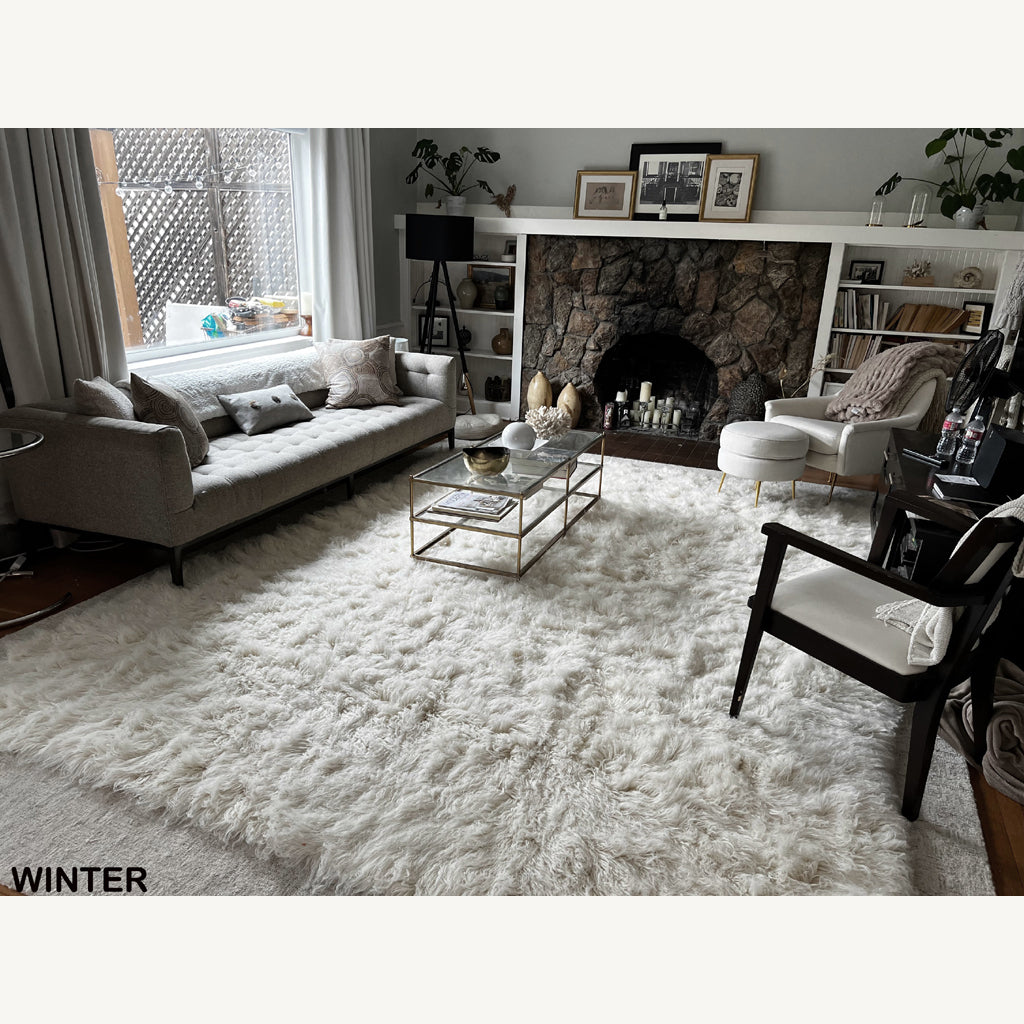 DELUXE SQUARE FLOKATI RUG💥SUPER THICK 3.5