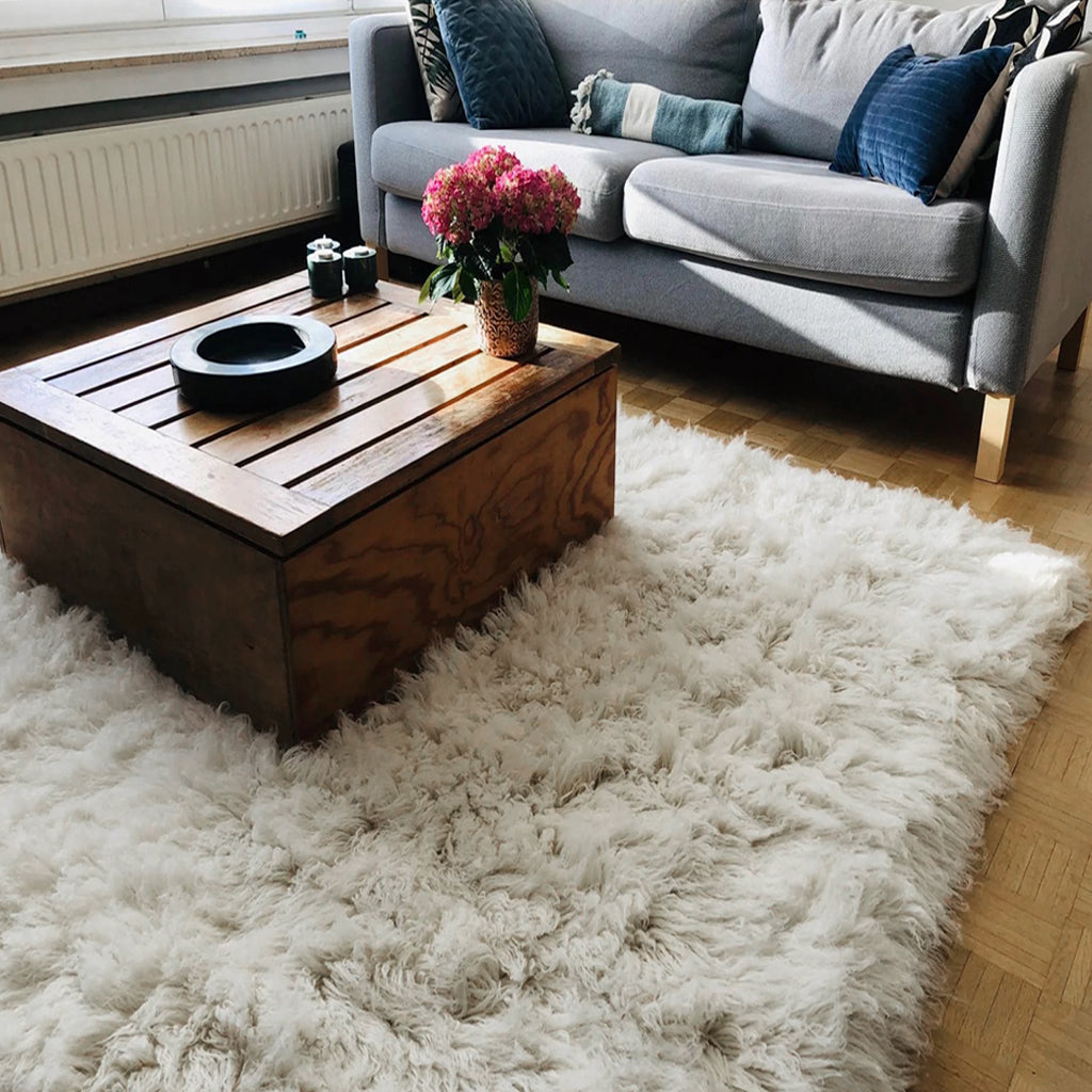 ULTRA-PLUSH SQUARE FLOKATI RUG | AMAZING 4.5