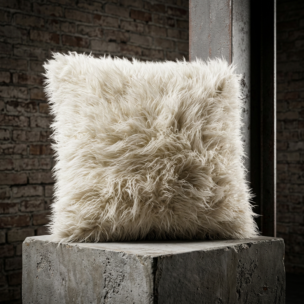 STYLISH FLOKATI SHAG COUCH PILLOW | 18