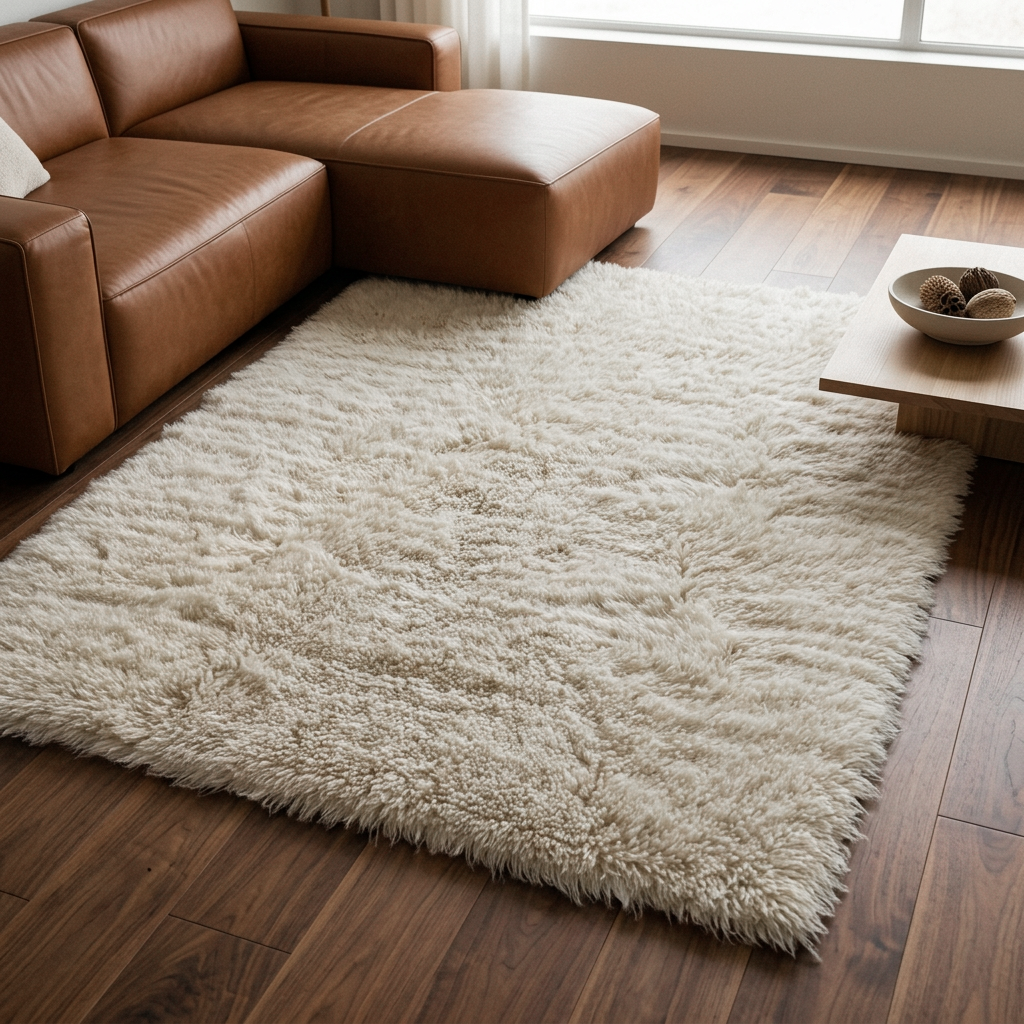 STYLISH SHORT HAIR FLOKATI RUG💥ALL THE THICKNESS WITH A SHORTER SHAG PILE