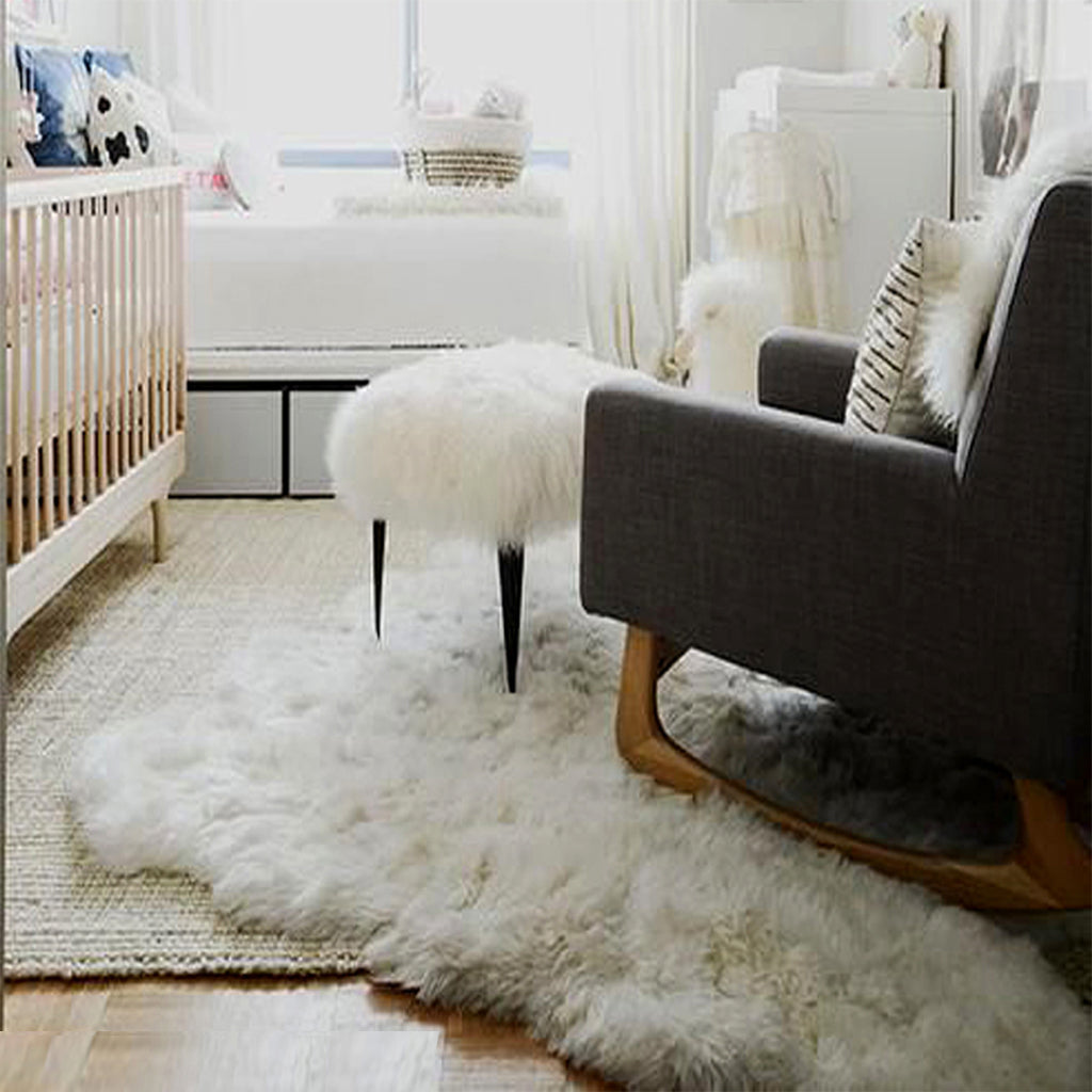 THE BEST SQUARE FLOKATI RUG MADE | ULTRA-PLUSH 4.5 WOOL PILE