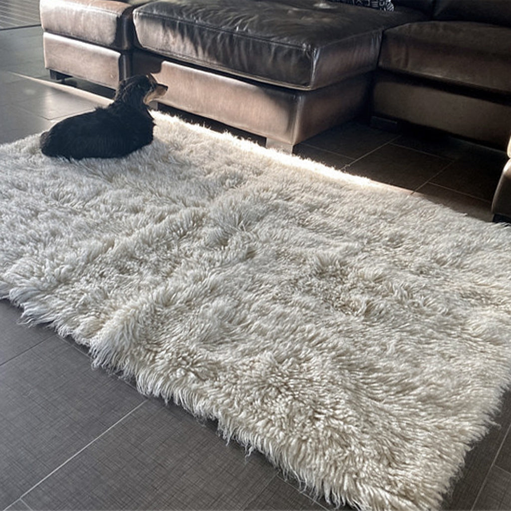 STYLISH SHORT HAIR FLOKATI RUG | ALL THE THICKNESS WITH A SHORTER SHAG PILE