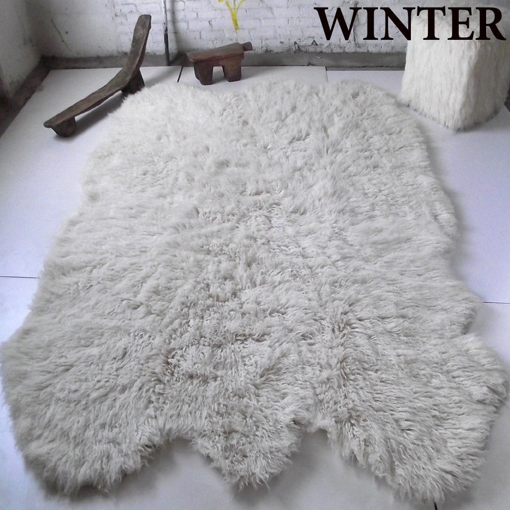 SUPER THICK SHEEPSKIN FLOKATI RUG | PLUSH 3.5